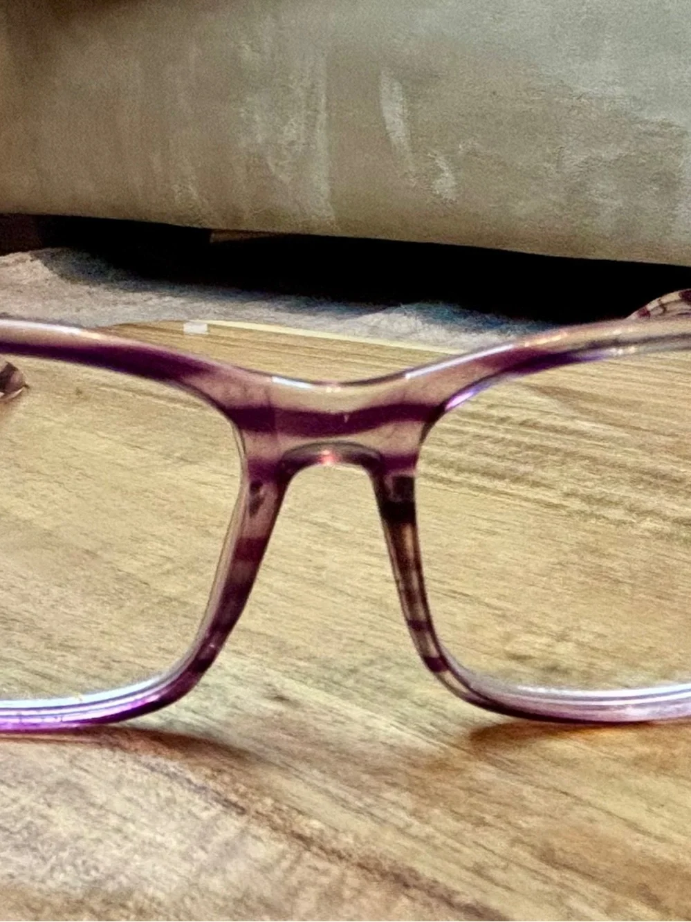Source Unknown Purple Clear Kids Sunglasses